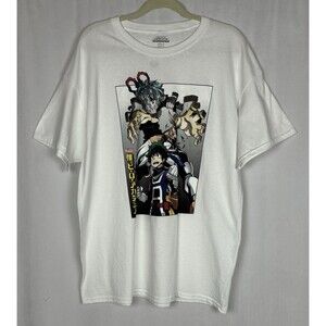 4 For $20 My Hero Academia Size 2XL Graphic Print Tee